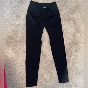 Aurola Black Scrunch Leggings